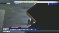 Pursuit driver gets gas mid chase