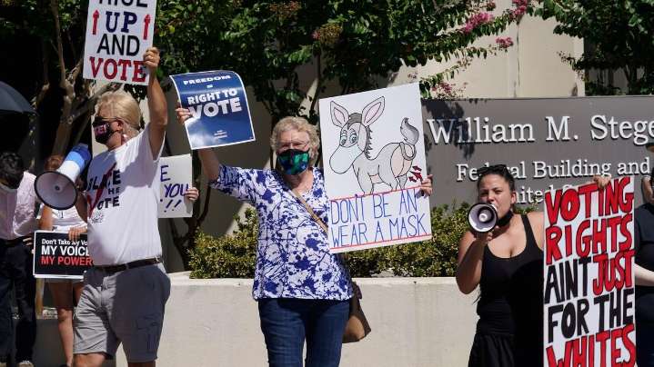 9 people plead not guilty in a Texas elections probe involving 'vote harvesting'