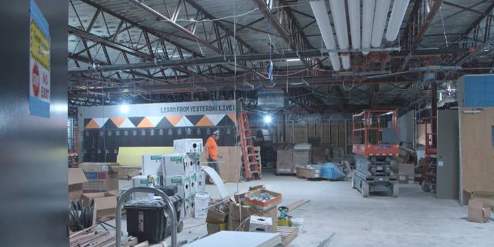 Inside Sheldon High School, amid a recent construction project, school is pushed back a week