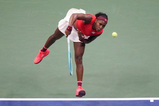 Coco Gauff's 1st match with a new serve coach at the US Open is a struggle but also a win