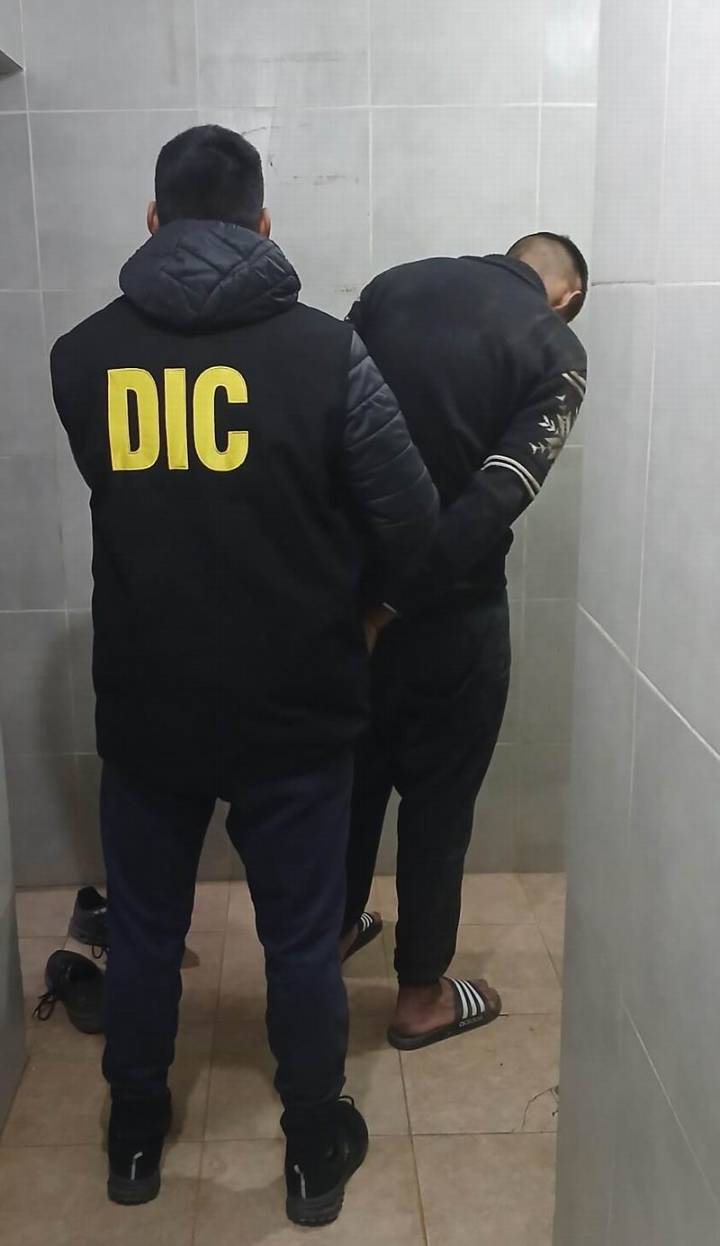 Cayó trapito que pateaba vidrieras y robaba de todo