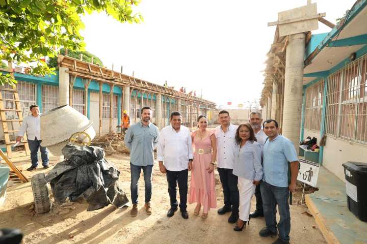 May anuncia mejoras en educación, caminos y deporte para Comalcalco.