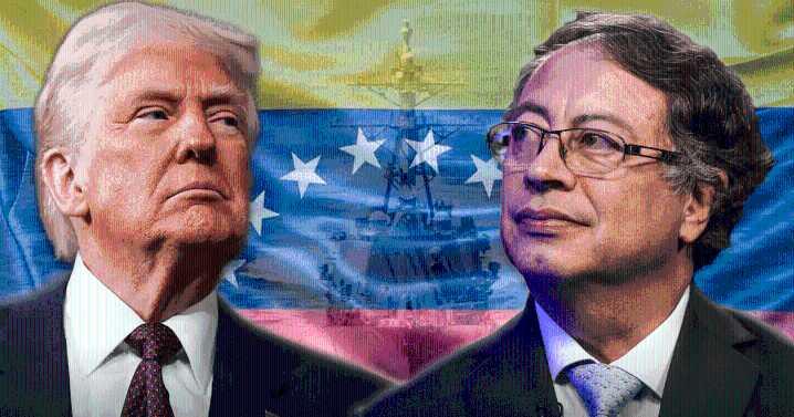 Petro contra Trump tras enviar buques cerca de Venezuela: "Utiliza el narcotráfico como excusa para una invasión militar"