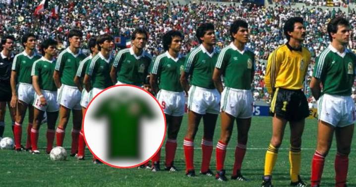 ¡ES HERMOSO! Se filtra el jersey retro de México en conmemoración al Mundial de 1986 (FOTOS)