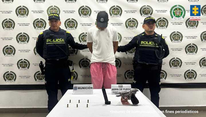 Asegurado presunto responsable de porte ilegal de armas en la isla de San Andrés 