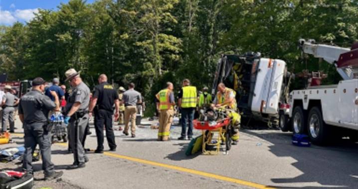 At least 5 dead after bus rollover crash on NY Thruway, troopers say