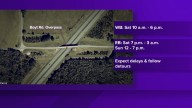 Interstate 10 lanes to close west of Beaumont this Saturday & Sunday for construction