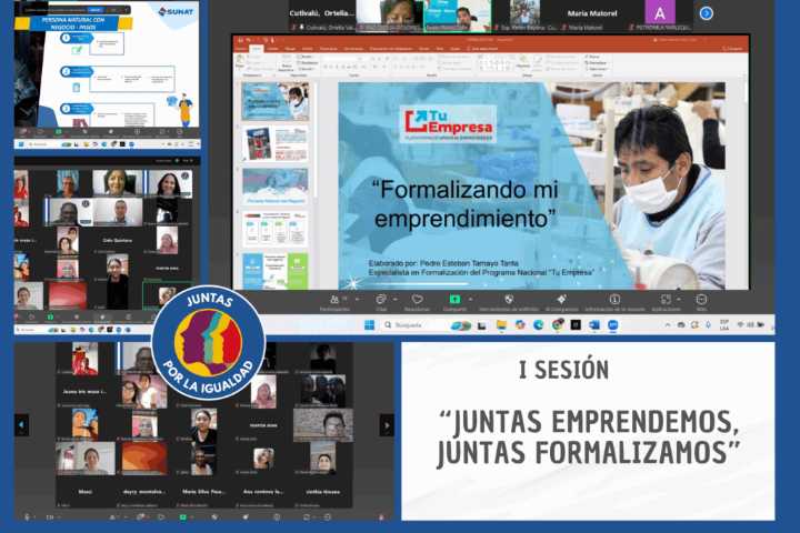 “Juntas emprendemos, juntas formalizamos” inició con la participación de SUNAT, PRODUCE, DIREPRO y la Cámara de Comercio de Piura