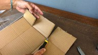 Solo con pedazos de cartón y pintura: mirá esto tan lindo y creativo para tener en tu pieza o en la oficina