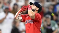 Red Sox's Wilyer Abreu hit a home run that the Marlins helped get over the fence