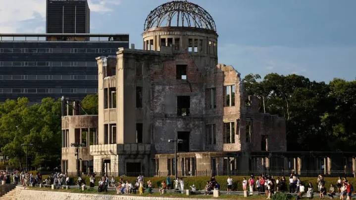 "Estaba en el centro de Hiroshima": la cúpula que se mantiene en pie a 80 años del lanzamiento de la Bomba Atómica [FOTOS y VIDEO]