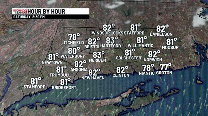 Fair overnight, a bit more humid on Sunday!
