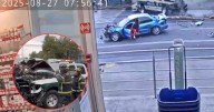 VIDEO: Brutal carambola en San Pablo, Iztapalapa, deja policías de CDMX heridos tras destrozar patrulla