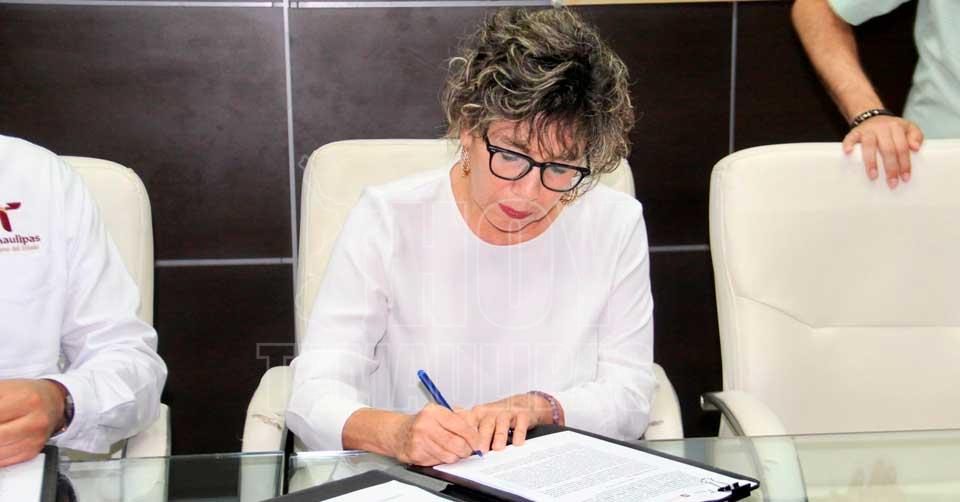 Eficientarán SEBIEN y Colegio de Tamaulipas los servicios en pro del bienestar