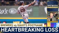 BREWERS POSTCAST: Brewers LOSE Series Finale | Patrick Solid, Giants Score 2 in 9th for Win