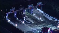 Fiery crash at toll plaza along AC Expressway Thursday
