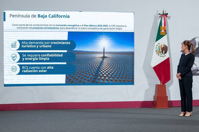 Tendrá BCS primeras centrales termosolares de México 