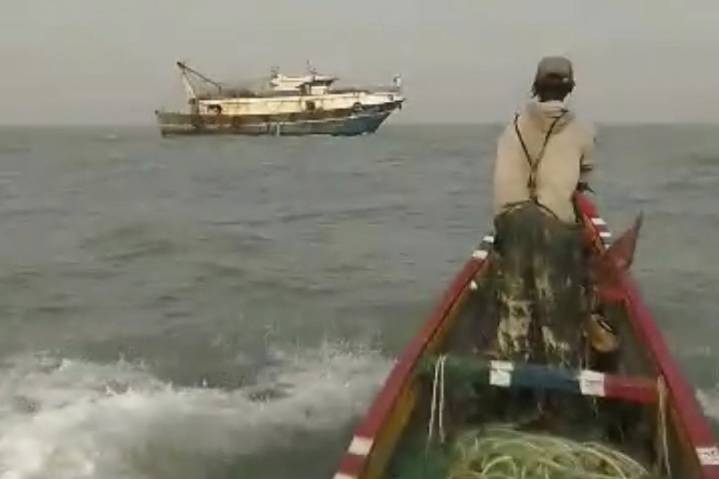A ‘sea war’ brews off Gambia as desperate local fishermen attack foreign vessels, and each other
