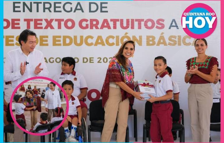 Gobierno de Q. Roo entrega más de 2 millones de libros de nivel básico