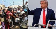 Donald Trump's Gaza blackout as US President BANS visas for desperate and starving kids