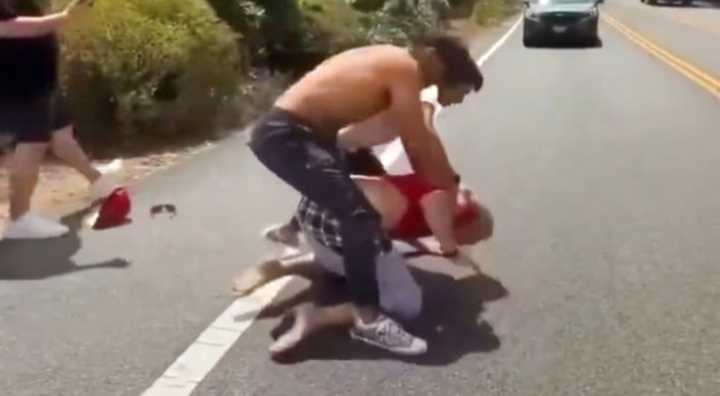 VIDEO: Drunk San Francisco 49ers Fan Scraped A Rolls-Royce At Monterey Car Week & Paid For It With Fisticuffs