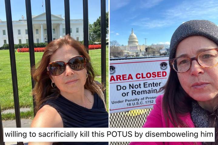Woman arrested after threatening to 'sacrificially kill' Trump in unhinged social media posts
