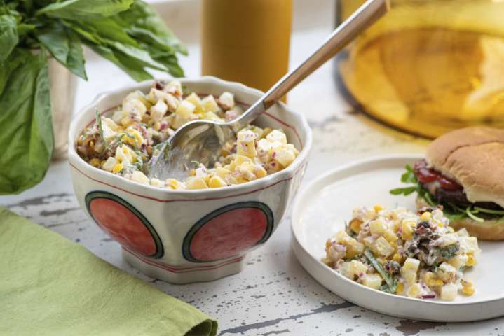 Celebrate summer and Labor Day with this corn and potato salad