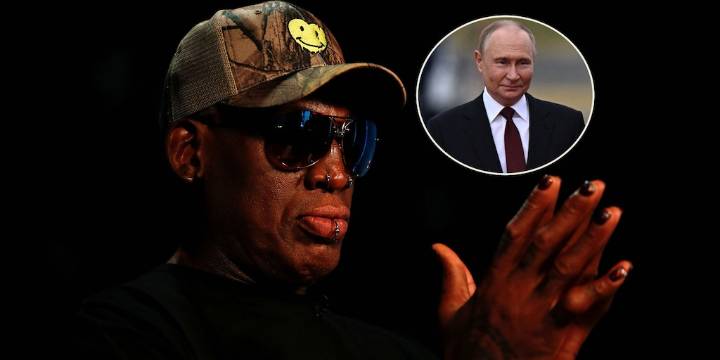 Dennis Rodman dio detalles de su relación con Vladimir Putin y los viajes a Rusia: modelos, hotel de lujo y colección de autos