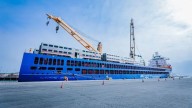 Municipalidad de Lima presentó segundo lote de trenes donados por Caltrain que llegaron al puerto del Callao [FOTOS]