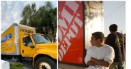Border Patrol Agents Surprise Illegal Workers, Use Penske Moving Truck in California Home Depot Raid