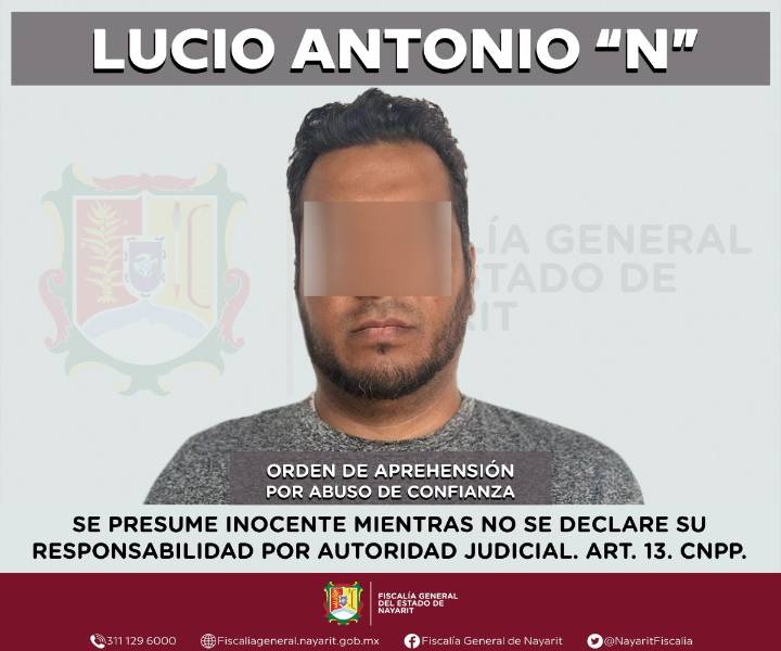 LUCIO ANTONIO “N” APREHENDIDO POR LA AIC