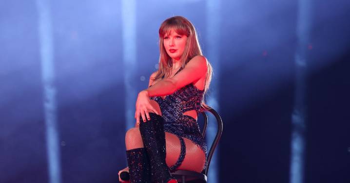 Taylor Swift Wore A Glittery Bodysuit On New 'Showgirl' Cover