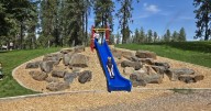 Children of all ages can enjoy a new natural play feature in Spokane's Audubon Park