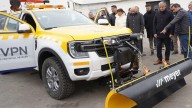 Vialidad incorporó una moderna camioneta equipada para despejar rutas con hielo y nieve
