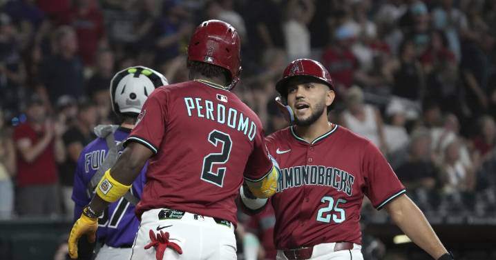 Diamondbacks break franchise record with 9 straight hits in 13
