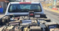 Detienen en Antofagasta a sujeto que acopiaba una gran cantidad de baterías y cerca de una tonelada en cables de cobre