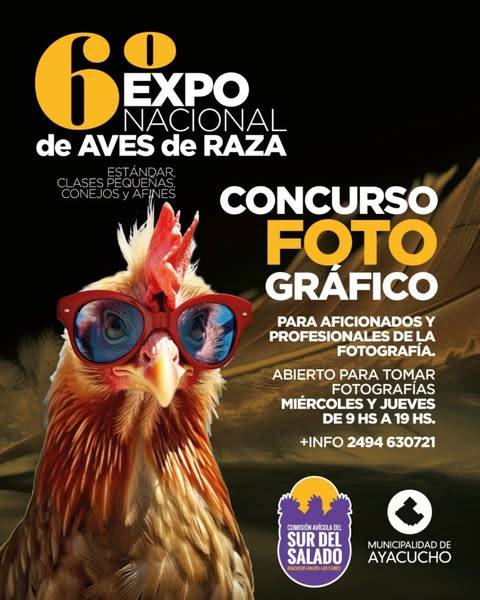 Concurso fotográfico de la 6ta Expo Avícola Ayacucho