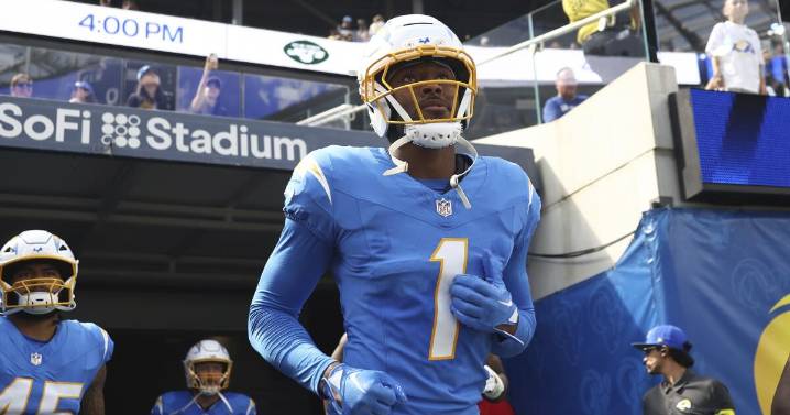 Chargers wide receiver Quentin Johnston carted off after taking hit vs. Rams