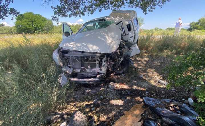 Otro choque en la Rumbo Nuevo; chofer salva la vida ¡de milagro!