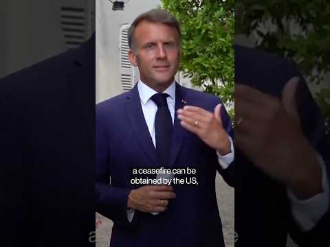Trump Wants Ukraine Ceasefire at Putin Summit, Macron Says
