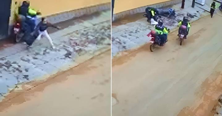 Sereno atropella a vecina en plena vereda de SJM: cámaras registraron el hecho