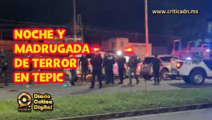 Balacera, ejecutado y levantados en la capital nayarita (Fotos)