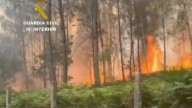 Detenido el presunto autor de un incendio forestal en Pontevedra: hay otros dos investigados en Salvaterra