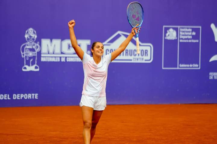 Antonia Vergara alcanza su primera final como profesional en el W15 Santiago