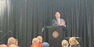 Congressman Andy Barr speaks to veterans in Richmond