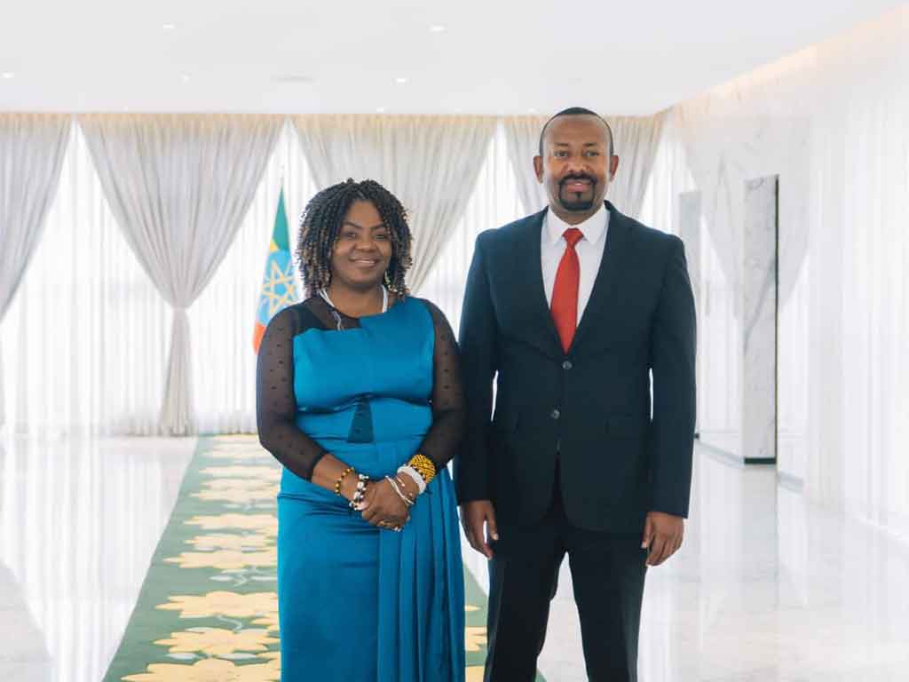 Primer ministro de Etiopía recibió a vicepresidenta de Colombia