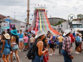Man arrested in triple stabbing on Calgary Stampede midway
