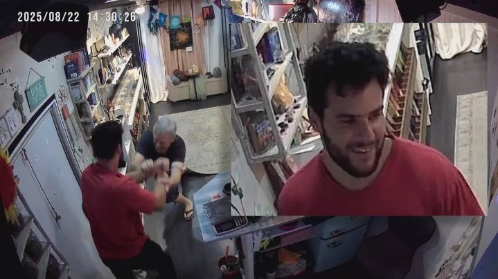 San Antonio shop owner recounts random attack caught on camera