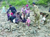 Army leads flood relief in K