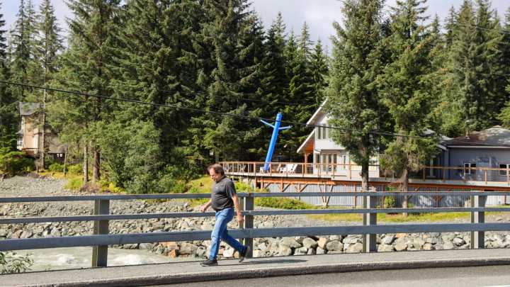 Juneau’s Back Loop Bridge reopens two weeks after flood damage